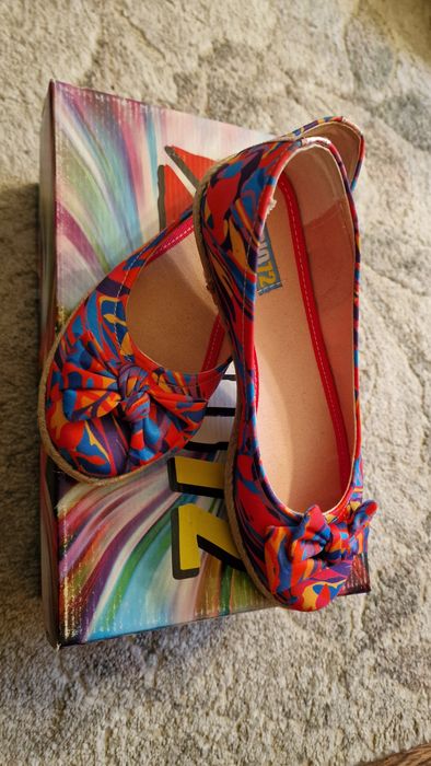 Balerini multicolor panza