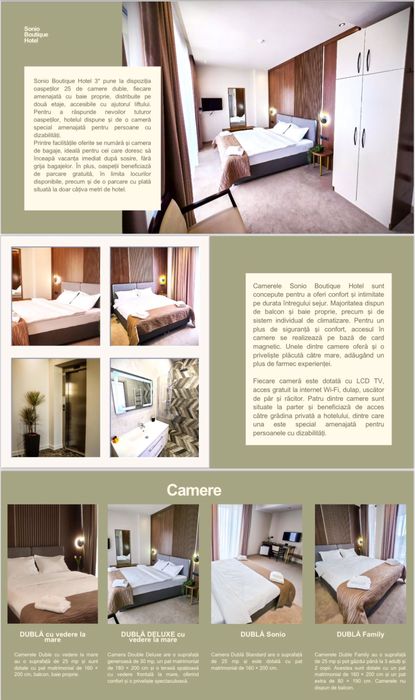 Hotel Sonio inchiriaza camere