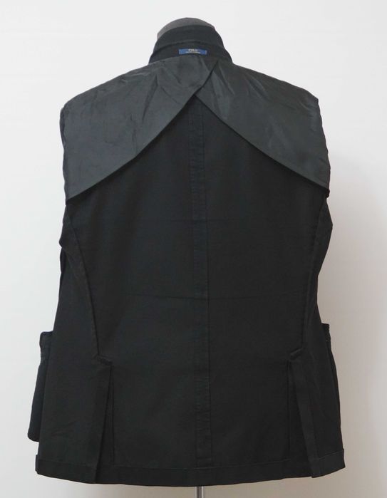 Sacou negru Polo Ralph Lauren bumbac marimea 46