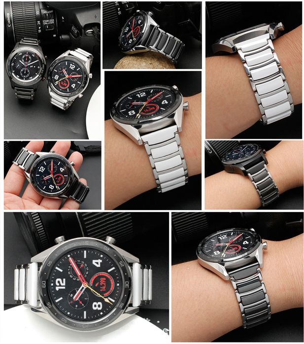 CERAMIC 2 Керамична каишка за Huawei Watch/Samsung/Apple/Garmin/Xiaomi