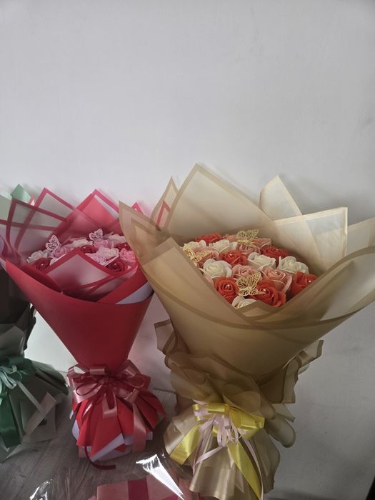 Buchet trandafiri sapun