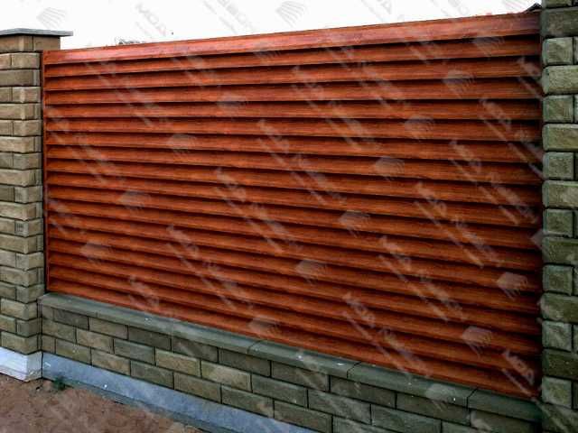 Забор жалюзи еврозабор