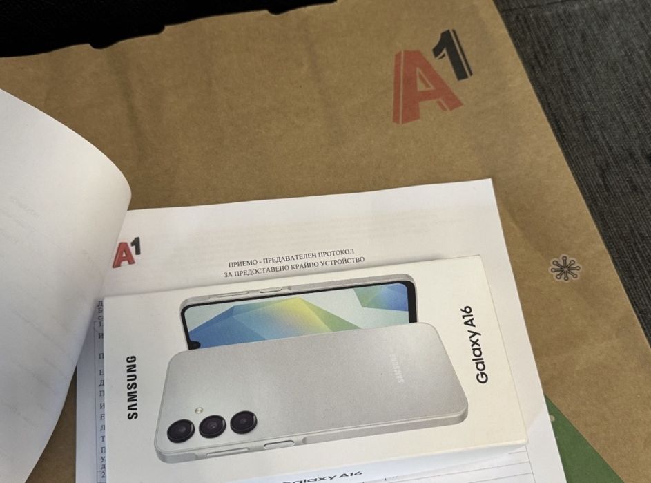 ЗАПЕЧАТАН 128GB Samsung A16 4G A1 Гаранция 2028 Gray | Сив