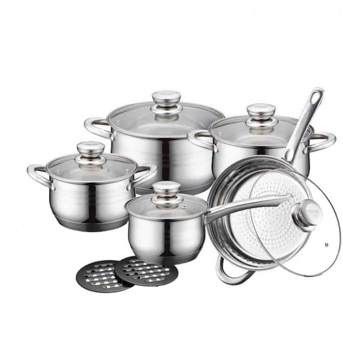 Royalty Line RL-1232–Комплект от 12 части, с капаци и многослойно дъно