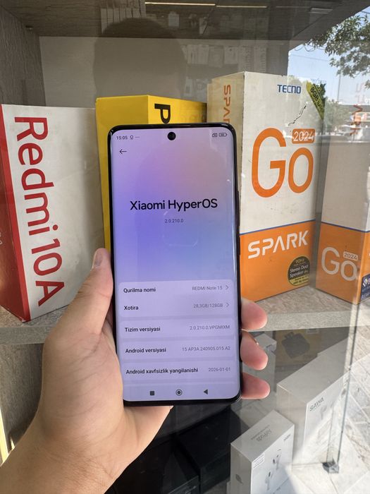 Redmi note 15 128 gb arzoon