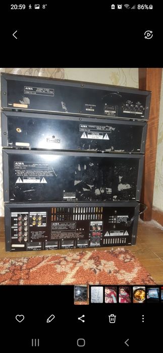 AIWA. Made in JAPAN.