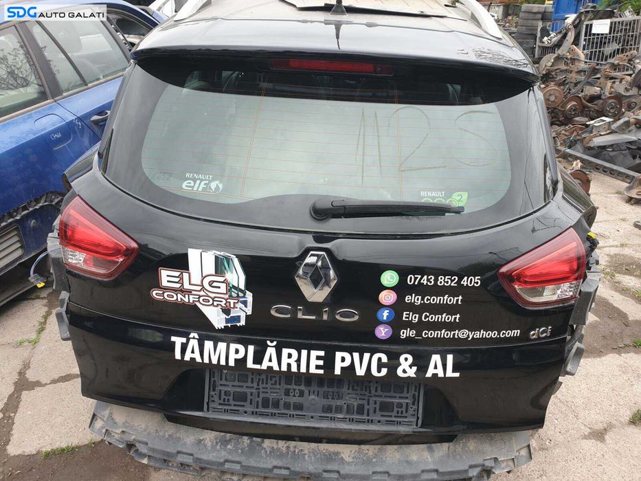 Haion Hayon Capota Portbagaj Dezechipat cu Luneta Geam Sticla Renault Clio 4 Grandtour Break 2012 - 2019 Culoare TEGNE [Q2757]