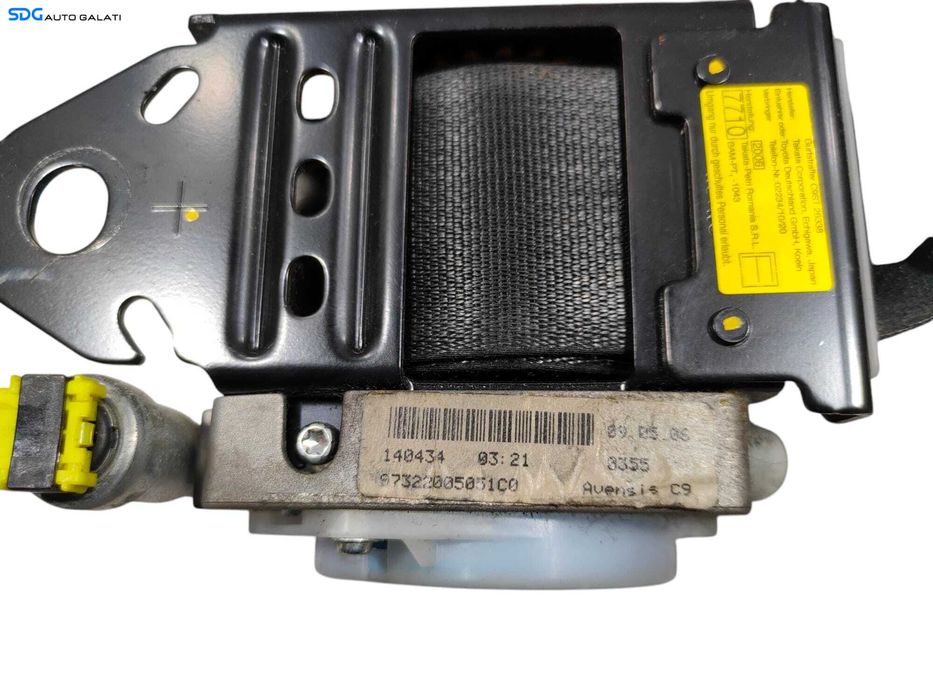 Centura Siguranta Stanga Fata Sofer Toyota Avensis T25 2003 - 2009 [L5152]