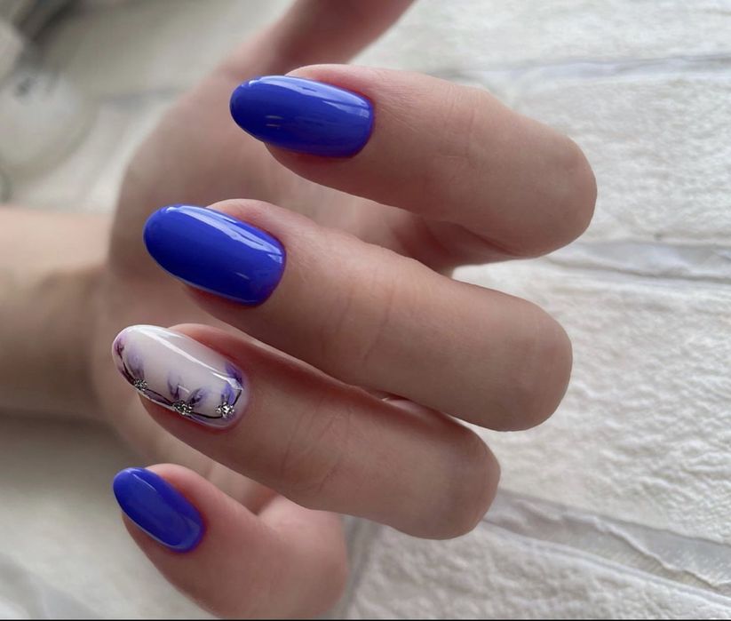 Маникюр с гель покрытием 5000 скидка ! Месяц