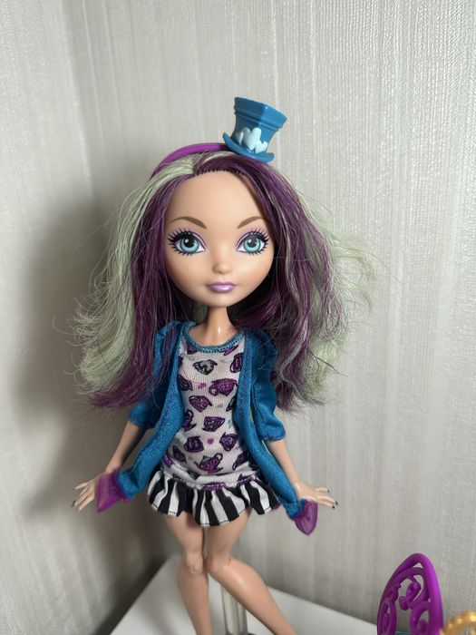 кукла ever after high меделин хеттер
