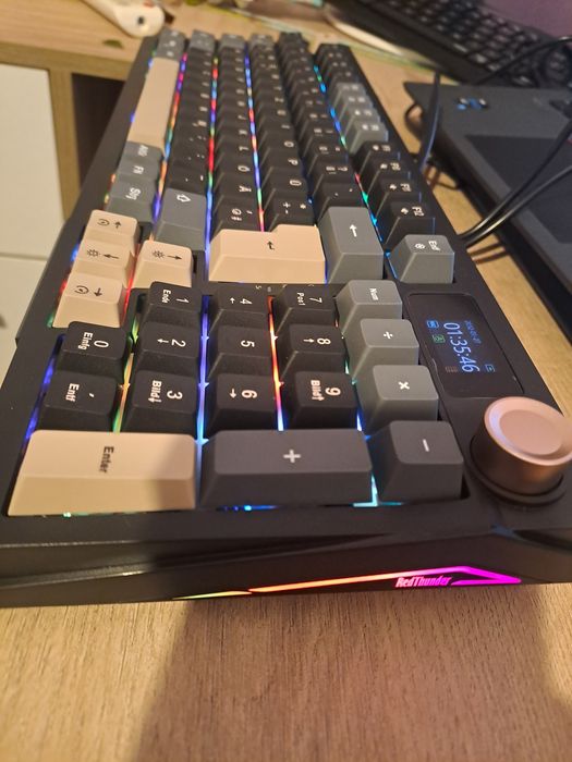 Tastatură Mecanică Wireless RedThunder K95, 96 Taste, Comutatoare Lini