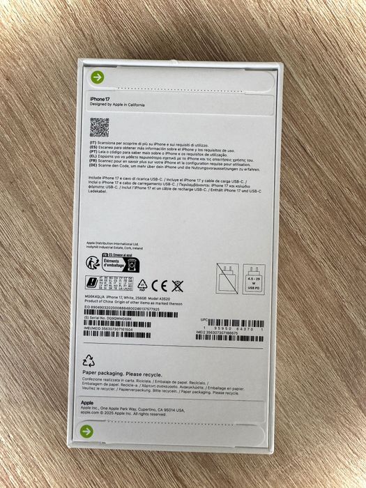 Iphone 17 white nou sigilat