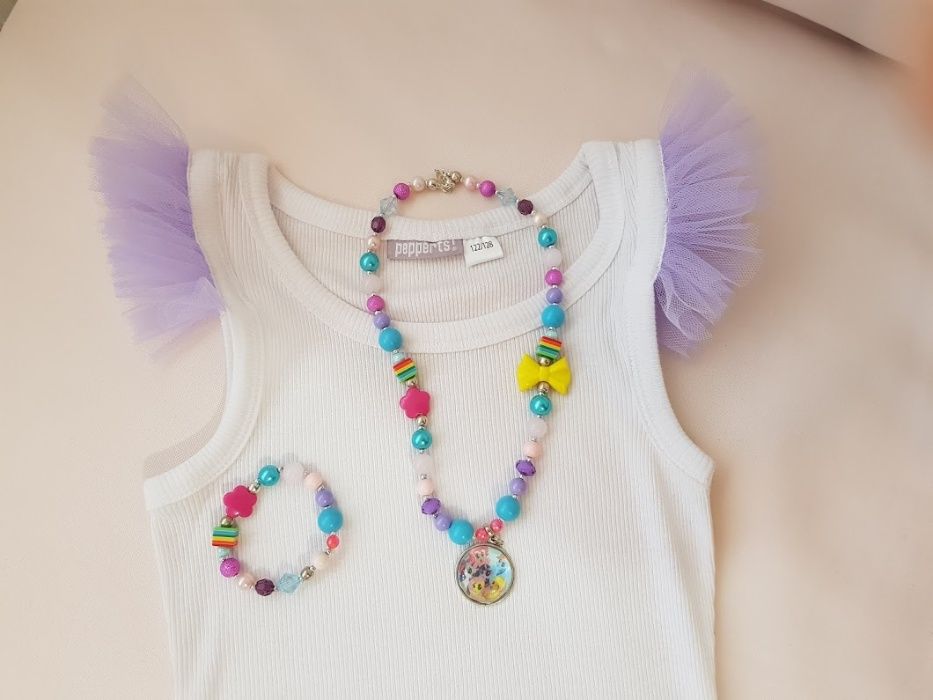 Set tutu si maieu 122/128 cm +la alegere set accesorii sau ochelari