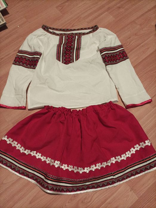 Poale, fustă populară - Costum popular fetiță