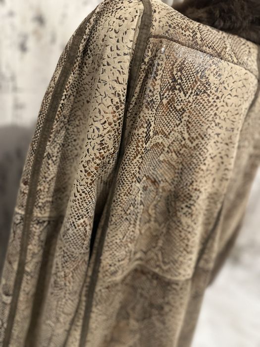 Haina din blana naturala cu doua fete