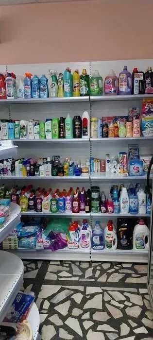 Метални стелажи за перилни и почистващи препарати - НОВИ НАЛИЧНИ