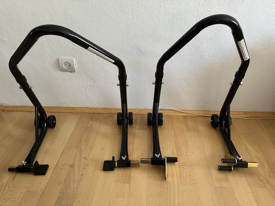 Set stander moto universal fata + spate