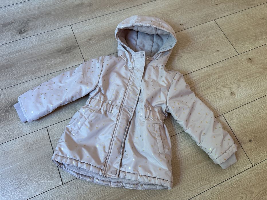 Детско подплатено яке за момиченце, 98см