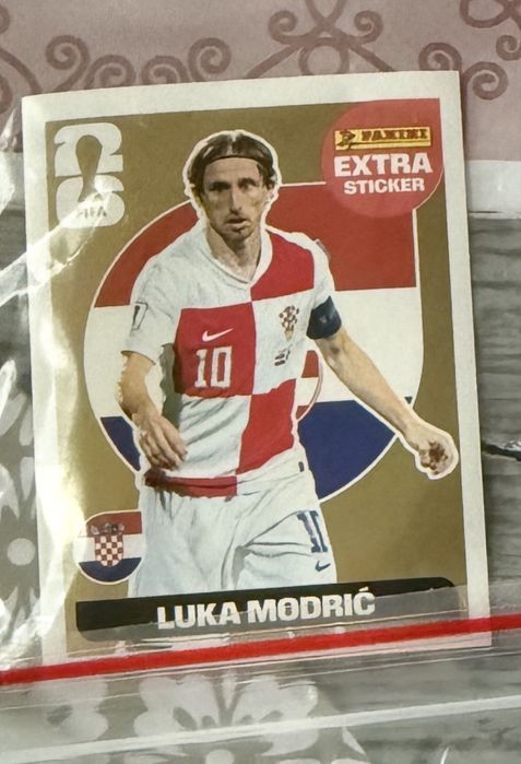 Luka Modric Gold extra sticker wc2026