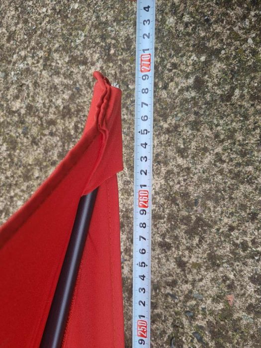 Чадър за тераса и балкон, половин чадър, козирка