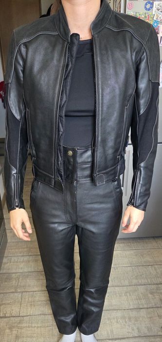 Costum moto de dama din piele Akito