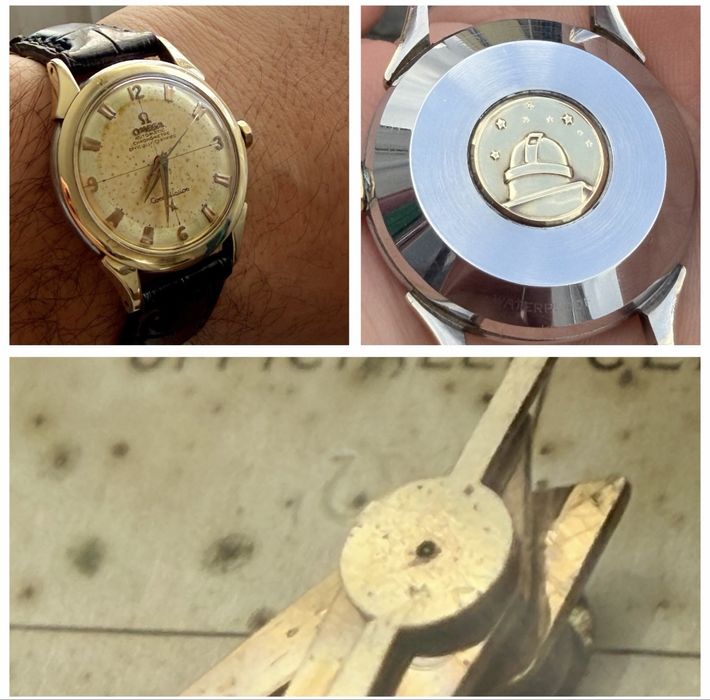 Ceas Omega Constellation.Dial Two-Tone.Crosshair.Bezel Aur18k