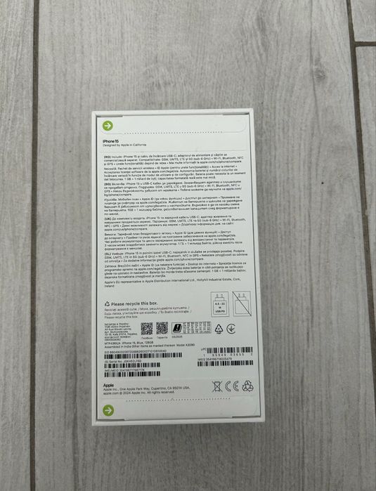 Iphone 15 Blue чисто нов