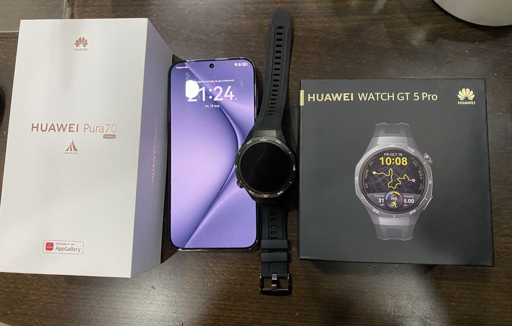 Huawei Pura70 Xmage & Huawei Watch GT5 Pro