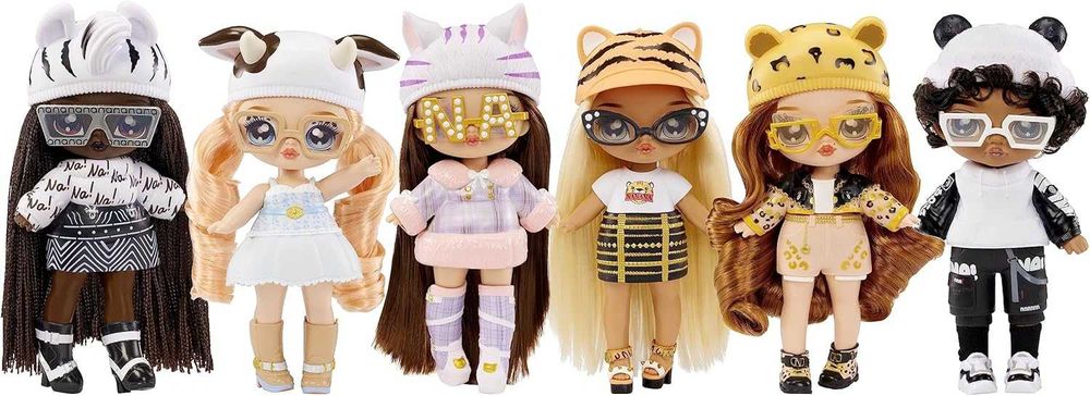 Кукла NA NA NA Fuzzy Surprise Серия 1 - Тигър Линда - 18 см