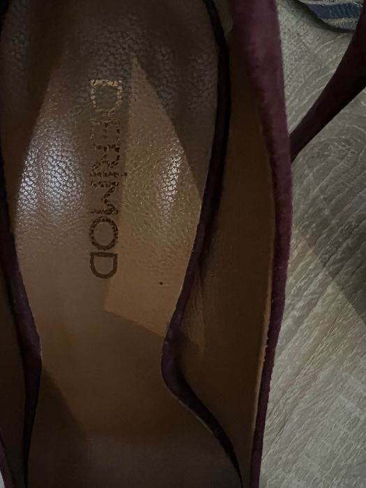 Туфли замшевые Derimod