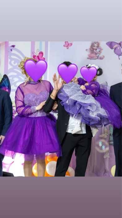 Платье мама-дочка