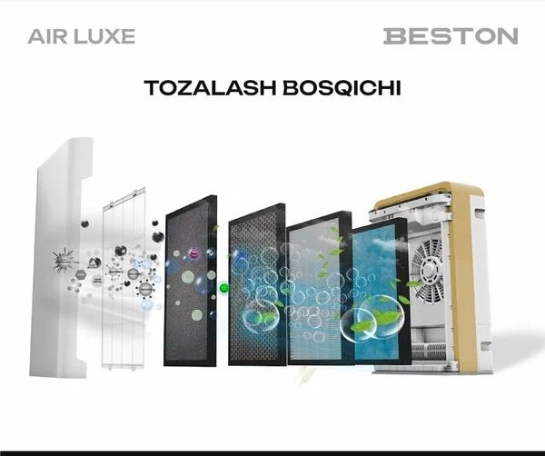 Очиститель воздуха + увлажнитель воздуха BESTON Premium Air Luxe
