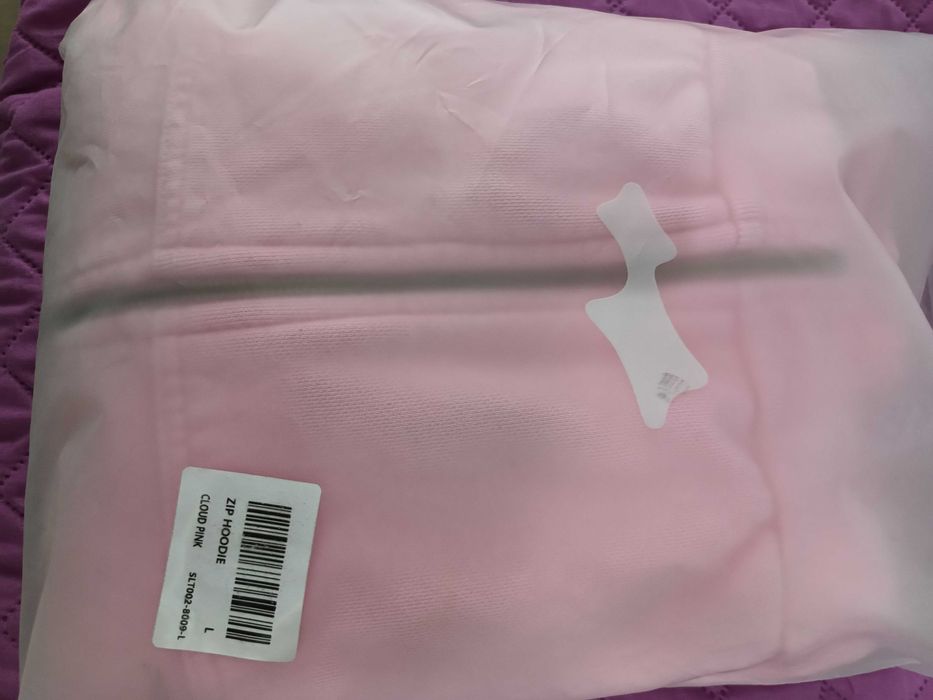 SKYLRK Zip Hoodie, două culori roz și verde