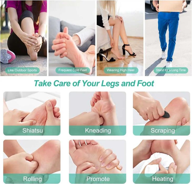 Масажор за стъпала и прасци MARFLY 12, масажиращи топки