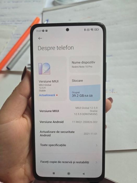 Telefon Redmi note 10 pro 64 gb