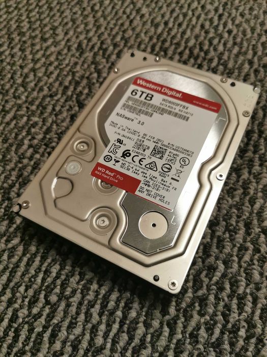 Hard Disk Western Digital Red PRO 6TB model WD6003FFBX-68MU3N0 HDD WD