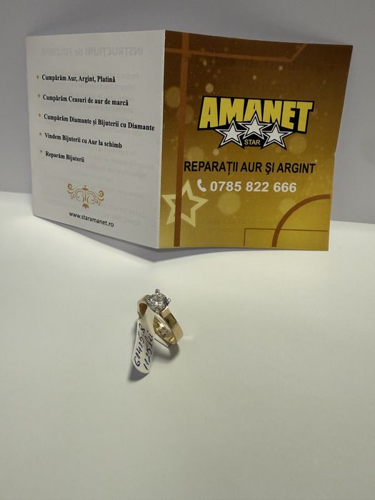 Inel de logodna cu piatra (vl) star amanet