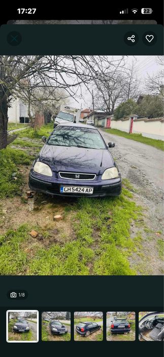 Honda civic 1997г НА ЧаСТи