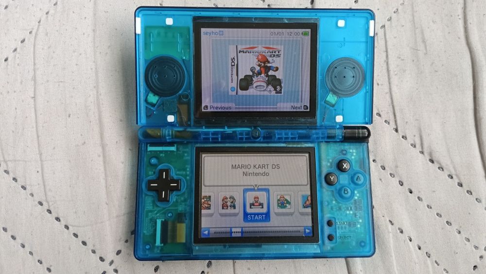 Nintendo DS Lite прозрачен син