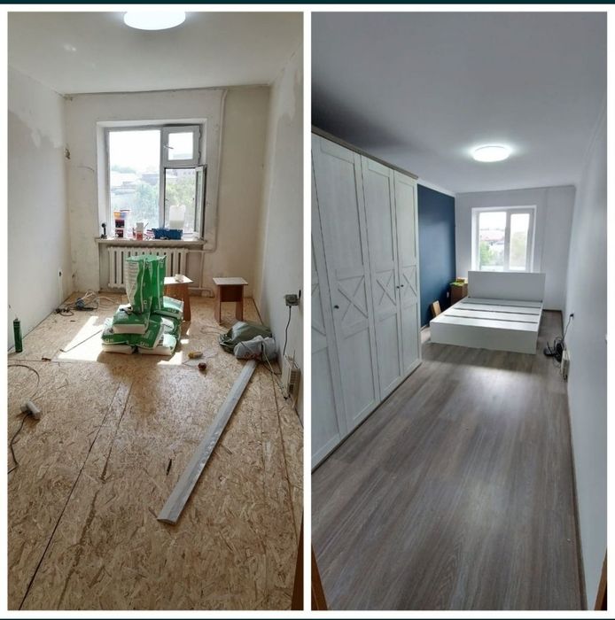 Частичный ремонт, ремонт под ключ.