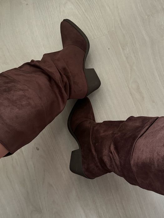 Каубойски кафеви ботуши. Нови
