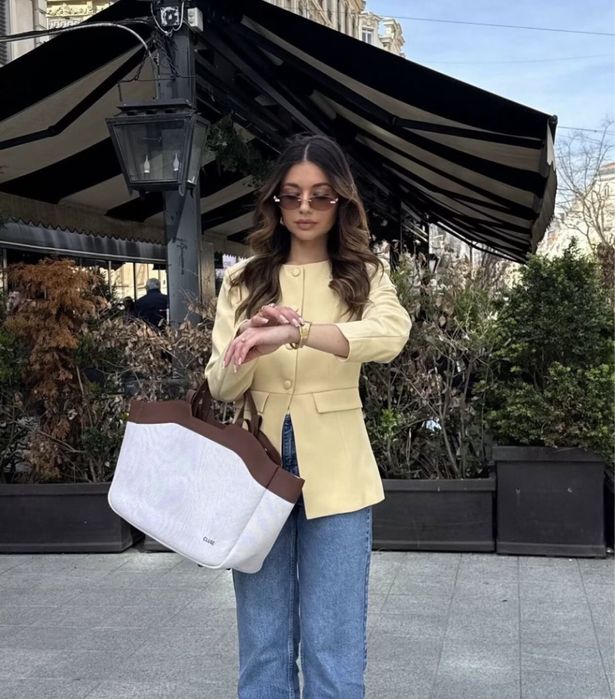 Пиджак лимоный новый