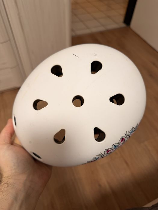 Детска тротинетка oxelo mid 5 лилава с окачване  и каска oxelo play 7