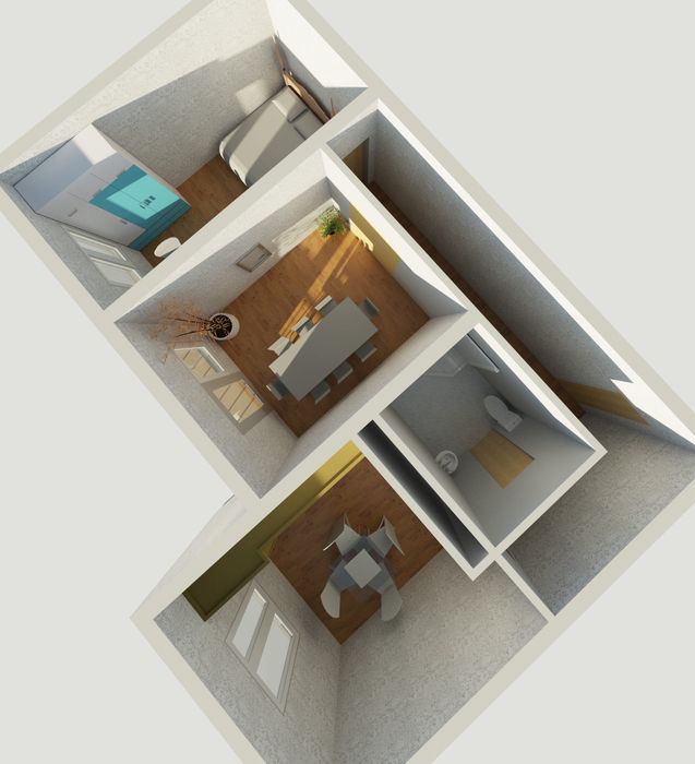 12 qavatli domda 2 honalik kvartira