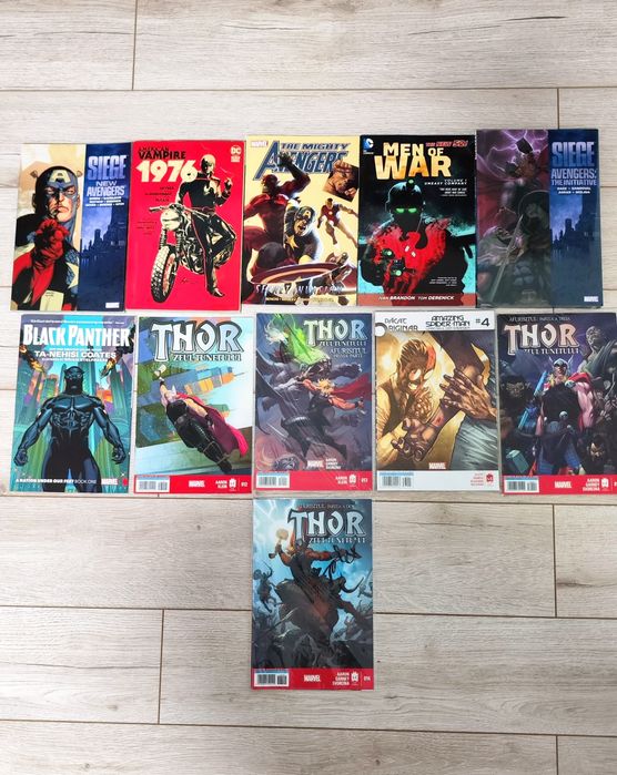 Lot Benzi Desenate Marvel si DC - Thor, Spider-Man, Avengers Sigilate