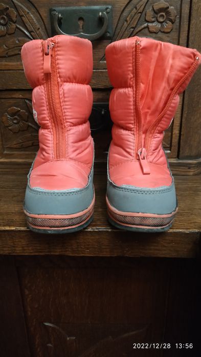 Сапожки детские красные