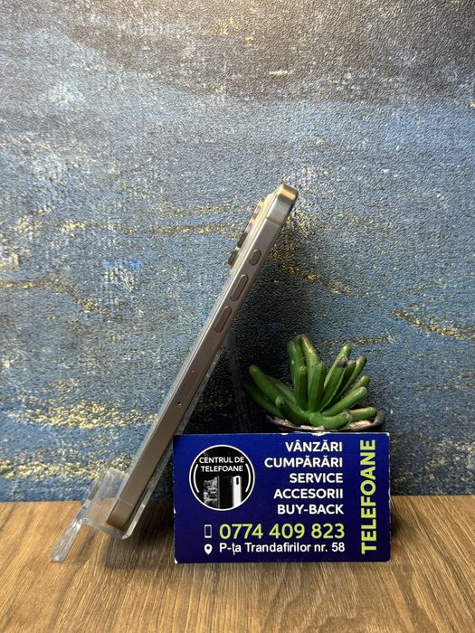 Iphone 15 pro max/256gb/2 ani Garantie Centrul de Telefoane/rate