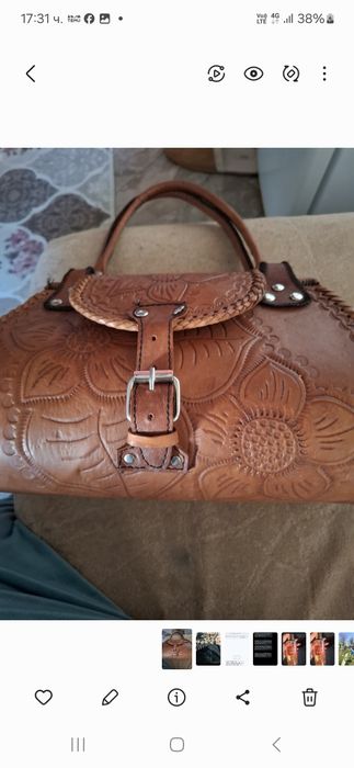 Дамска чанта,Ръчно изработенна