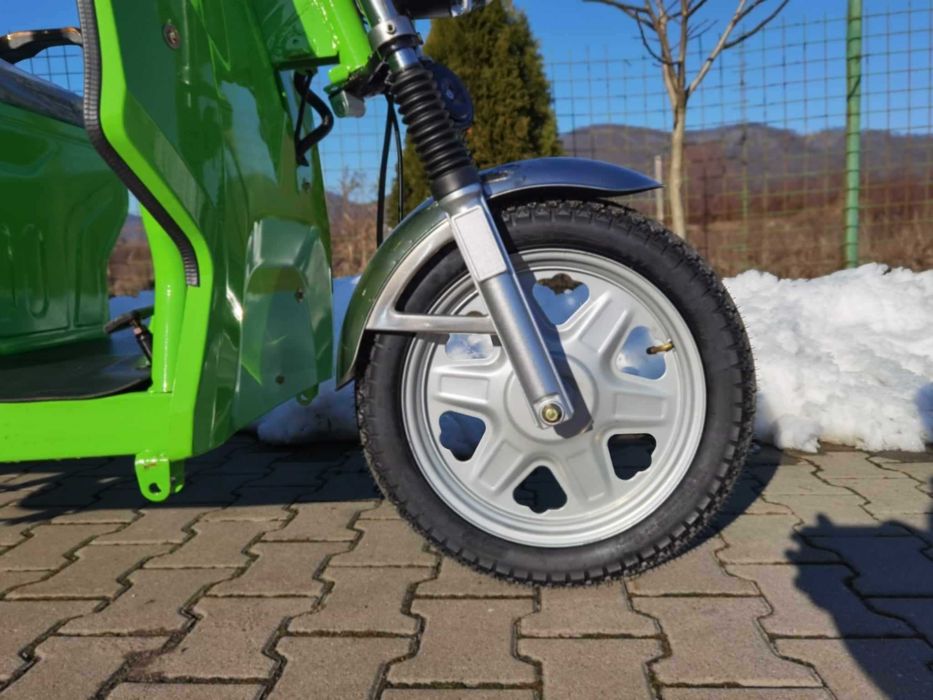 Triciclu electric cu CIV,FARA PERMIS THOR STAR VERDE nou Agramix