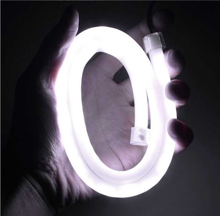 Lumini de zi DRL banda, tub neon flexibil led pozitii universale 60cm
